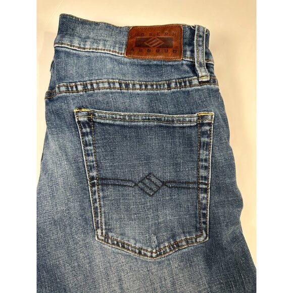 Joseph Abboud Men’s Slim Fit Jeans 32x30 Distressed Denim Blue Used - Picture 8 of 8